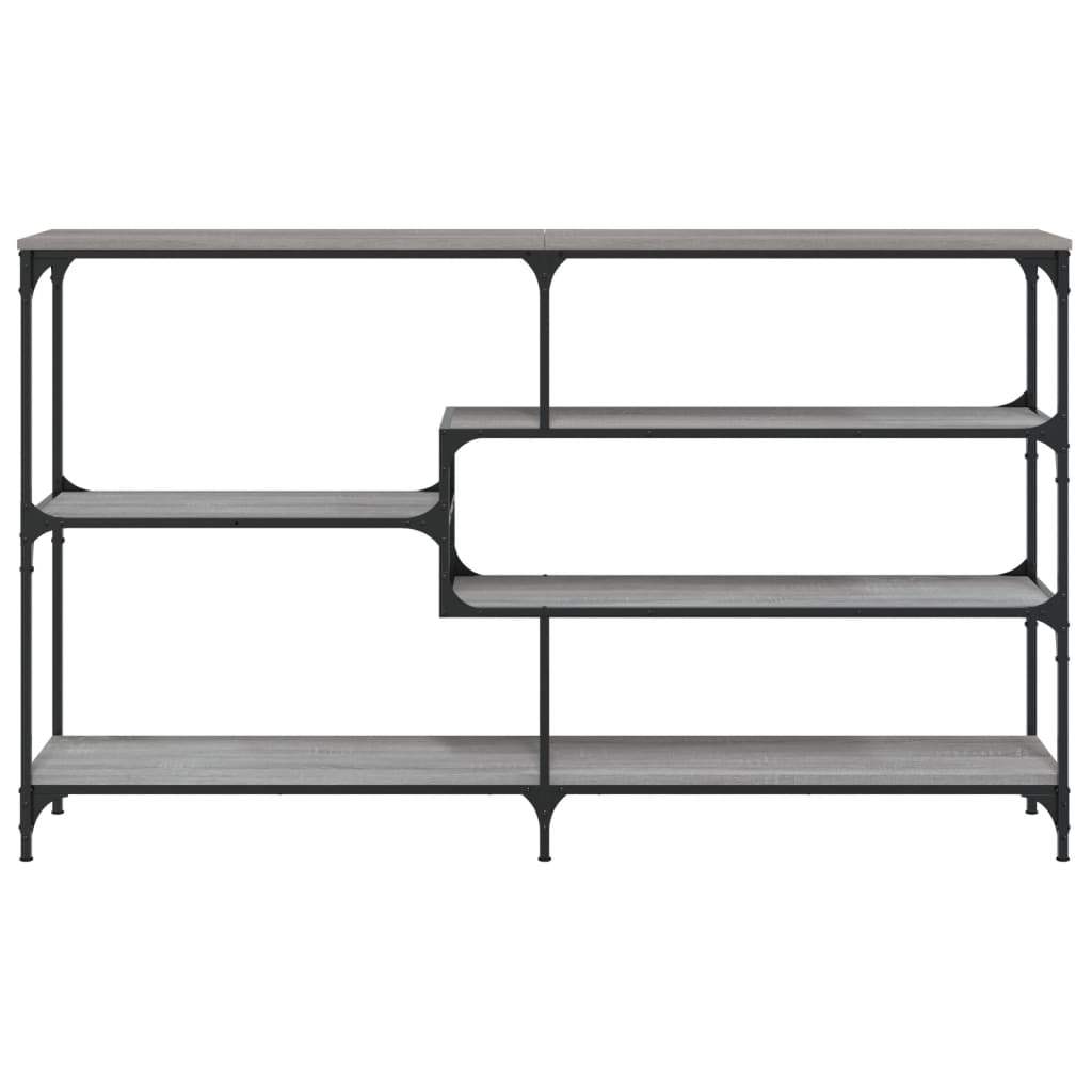Wandtafel 160X32X95 Cm Bewerkt Hout Grijs Sonoma Eikenkleurig