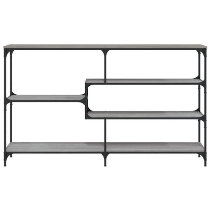Wandtafel 160X32X95 Cm Bewerkt Hout Grijs Sonoma Eikenkleurig