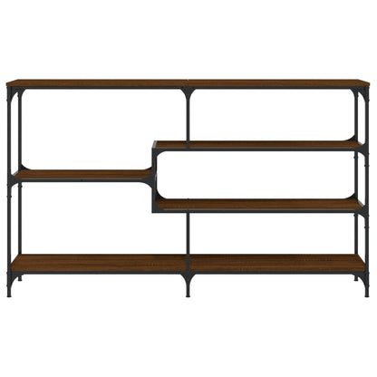 Wandtafel 160X32X95 Cm Bewerkt Hout Bruin Eikenkleur