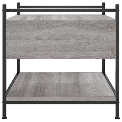 Salontafel Bewerkt Hout 50 x 50 x 50 cm Grijs sonoma