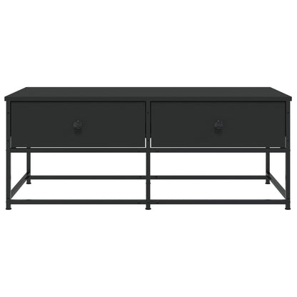 Salontafel Bewerkt Hout 100 x 51 x 40 cm Zwart