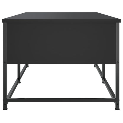 Salontafel Bewerkt Hout 100 x 51 x 40 cm Zwart