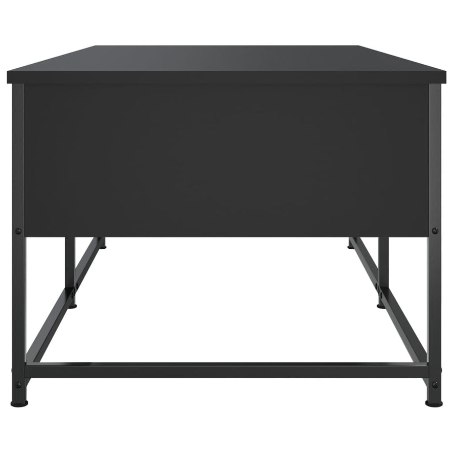 Salontafel Bewerkt Hout 100 x 51 x 40 cm Zwart