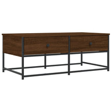 Salontafel Bewerkt Hout 100 x 51 x 40 cm bruin eikenkleur