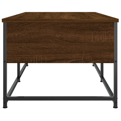 Salontafel Bewerkt Hout 100 x 51 x 40 cm bruin eikenkleur