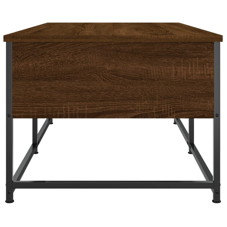 Salontafel Bewerkt Hout 100 x 51 x 40 cm bruin eikenkleur