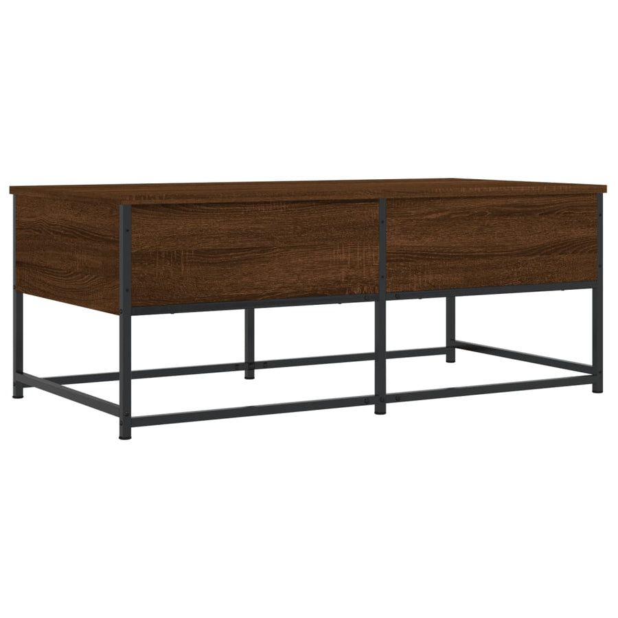 Salontafel Bewerkt Hout 100 x 51 x 40 cm bruin eikenkleur