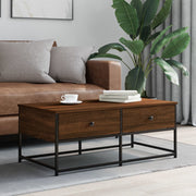 Salontafel 100x51x40 cm bewerkt hout bruin