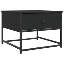 Salontafel Bewerkt Hout 51 x 51 x 40 cm Zwart