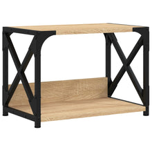 Printerstandaard 44X26X31,5 Cm Bewerkt Hout Kleurig Sonoma eiken