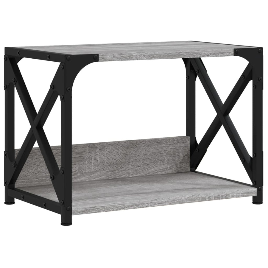 Printerstandaard 44x26x31,5 cm bewerkt hout grijs sonoma eiken Grijs sonoma
