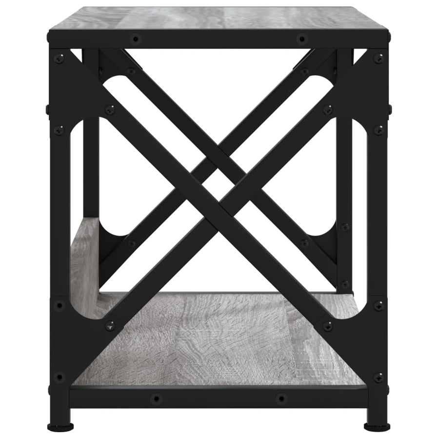 Printerstandaard 44x26x31,5 cm bewerkt hout grijs sonoma eiken Grijs sonoma