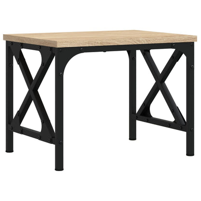 Printerstandaard 40x30x31 cm bewerkt hout sonoma eikenkleurig Sonoma eiken