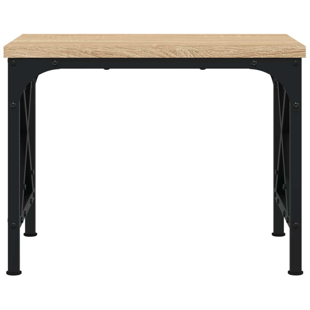 Printerstandaard 40x30x31 cm bewerkt hout sonoma eikenkleurig Sonoma eiken