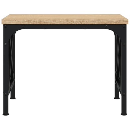 Printerstandaard 40x30x31 cm bewerkt hout sonoma eikenkleurig Sonoma eiken