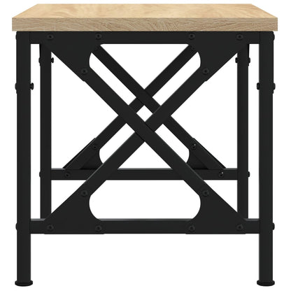 Printerstandaard 40x30x31 cm bewerkt hout sonoma eikenkleurig Sonoma eiken