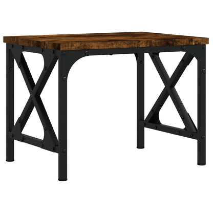 Printerstandaard 40X30X31 Cm Bewerkt Hout Kleurig Gerookt eiken