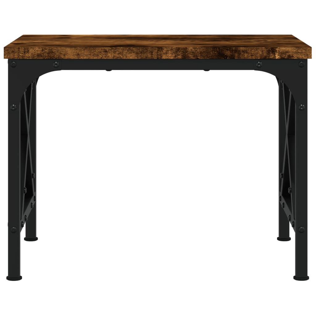 Printerstandaard 40X30X31 Cm Bewerkt Hout Kleurig Gerookt eiken