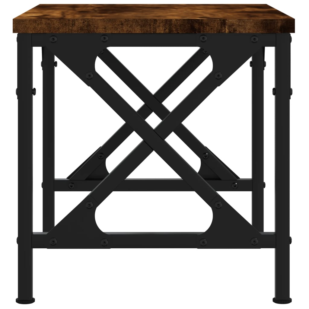 Printerstandaard 40X30X31 Cm Bewerkt Hout Kleurig Gerookt eiken