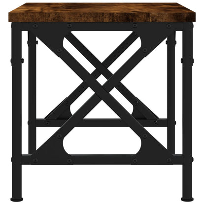 Printerstandaard 40X30X31 Cm Bewerkt Hout Kleurig Gerookt eiken