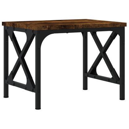 Printerstandaard 40X30X31 Cm Bewerkt Hout Kleurig Gerookt eiken