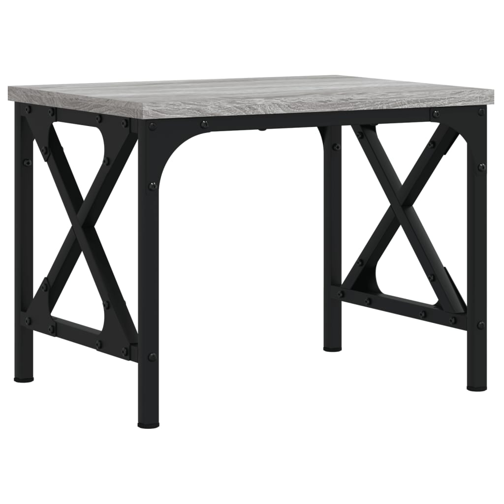 Printerstandaard 40x30x31 cm bewerkt hout grijs sonoma eiken Grijs sonoma