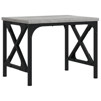 Printerstandaard 40x30x31 cm bewerkt hout grijs sonoma eiken Grijs sonoma