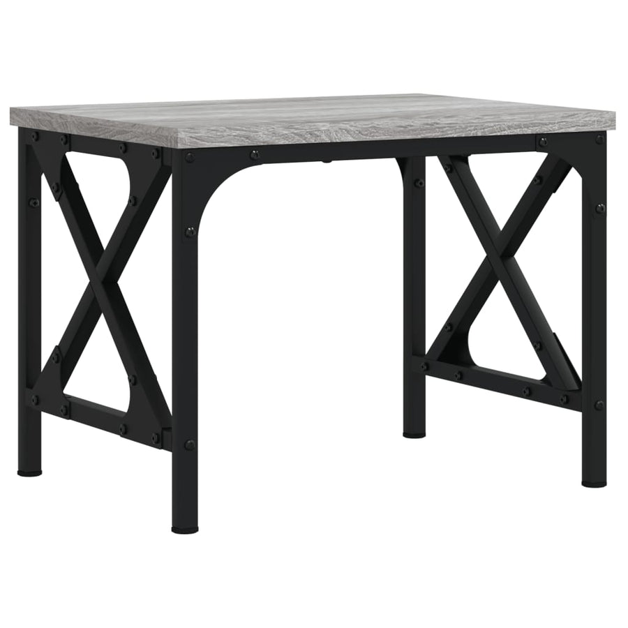 Printerstandaard 40x30x31 cm bewerkt hout grijs sonoma eiken Grijs sonoma