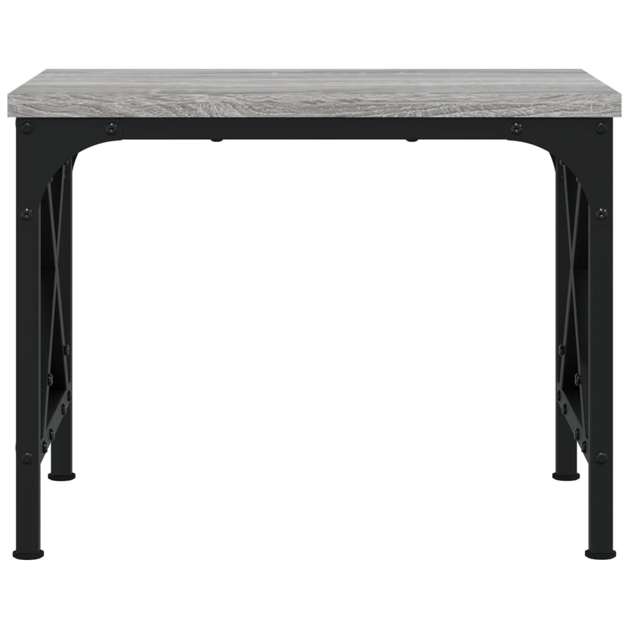 Printerstandaard 40x30x31 cm bewerkt hout grijs sonoma eiken Grijs sonoma
