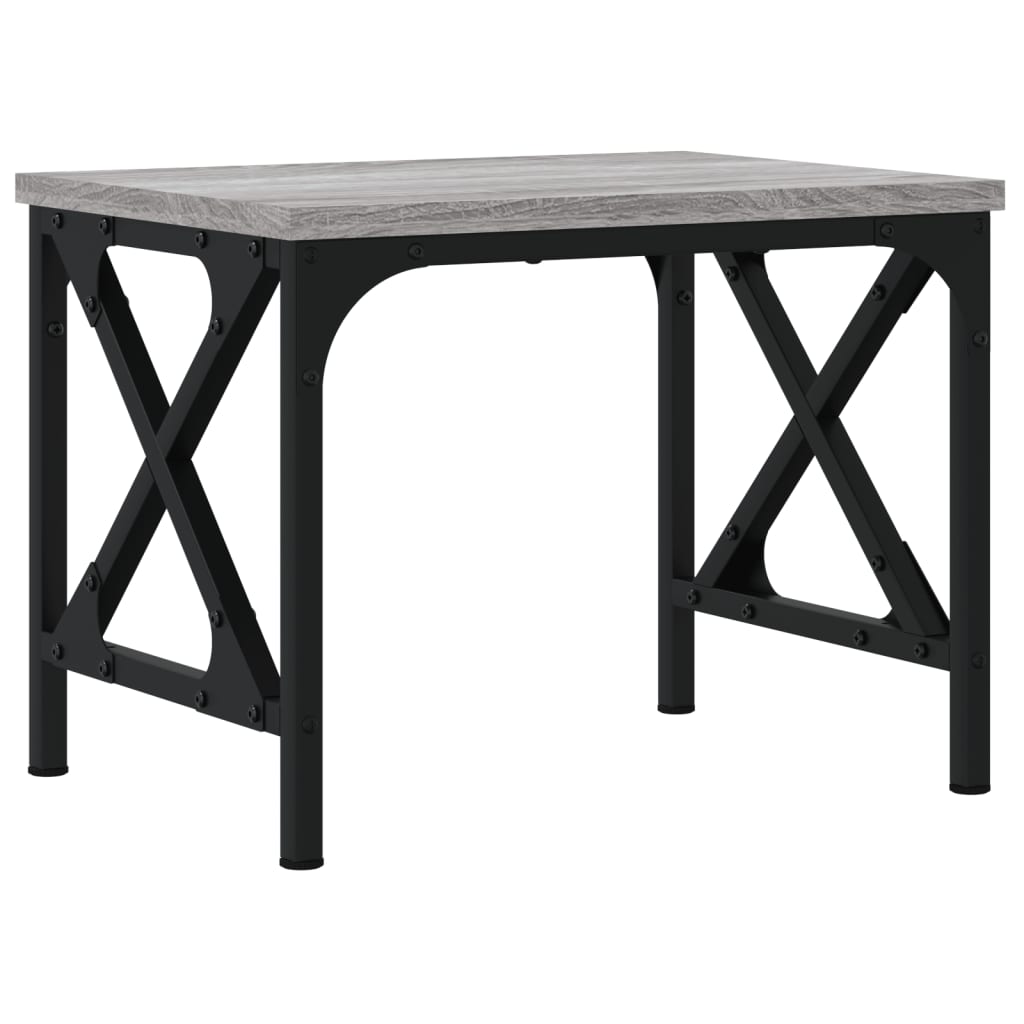 Printerstandaard 40x30x31 cm bewerkt hout grijs sonoma eiken Grijs sonoma