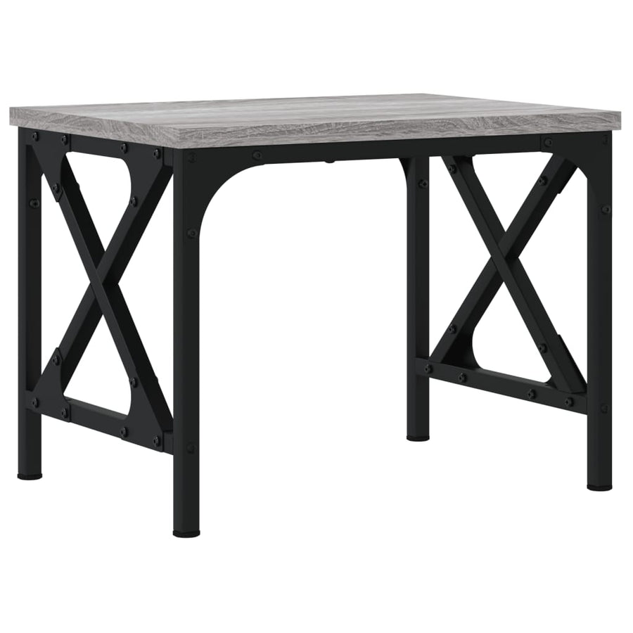 Printerstandaard 40x30x31 cm bewerkt hout grijs sonoma eiken Grijs sonoma