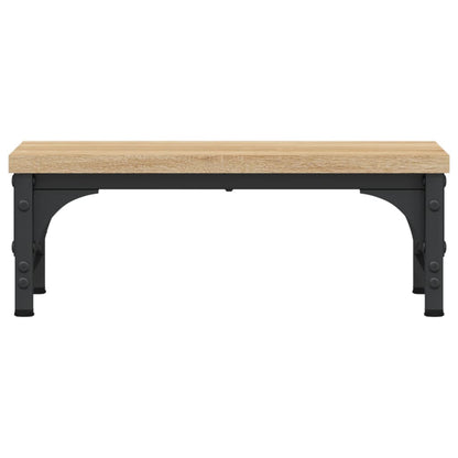 Monitorstandaard 37x23x14 cm bewerkt hout sonoma eikenkleurig