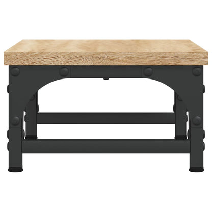 Monitorstandaard 37x23x14 cm bewerkt hout sonoma eikenkleurig