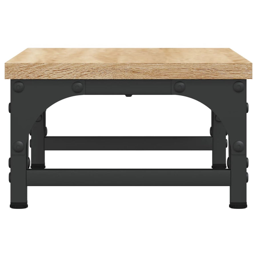 Monitorstandaard 37x23x14 cm bewerkt hout sonoma eikenkleurig