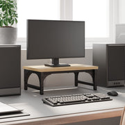 Monitorstandaard 37x23x14 cm bewerkt hout sonoma eiken