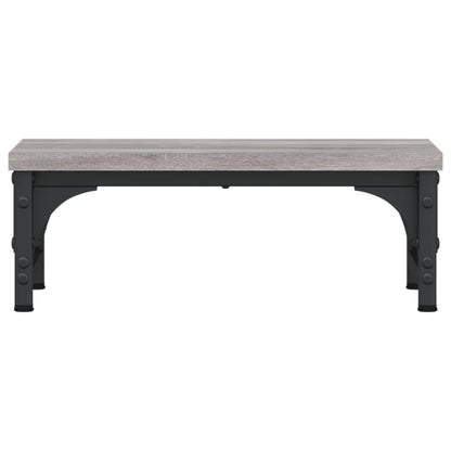 Monitorstandaard 37x23x14 cm bewerkt hout grijs sonoma eiken 37 x 23 x 14 cm Grijs sonoma