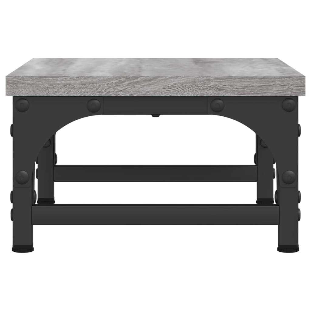 Monitorstandaard 37x23x14 cm bewerkt hout grijs sonoma eiken 37 x 23 x 14 cm Grijs sonoma