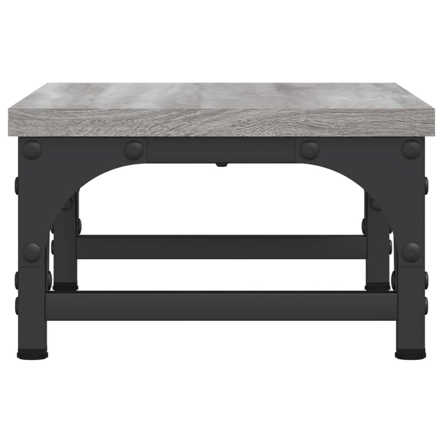 Monitorstandaard 37x23x14 cm bewerkt hout grijs sonoma eiken 37 x 23 x 14 cm Grijs sonoma
