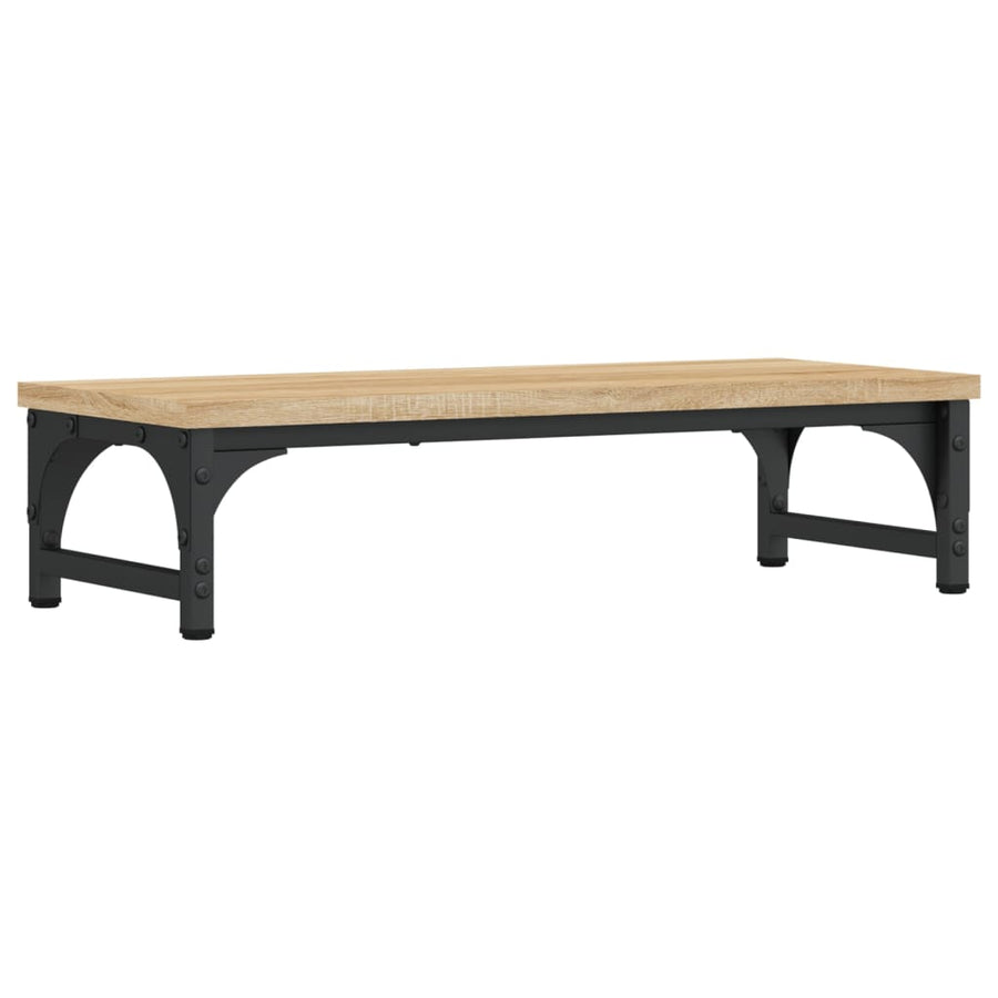 Monitorstandaard Bewerkt Hout Kleurig 55 x 23 x 14 cm Sonoma eiken