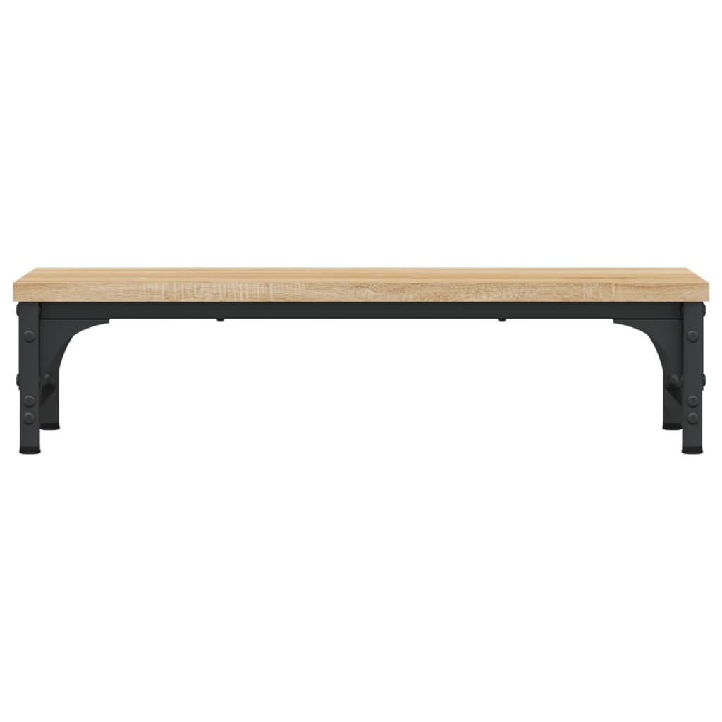 Monitorstandaard Bewerkt Hout Kleurig 55 x 23 x 14 cm Sonoma eiken