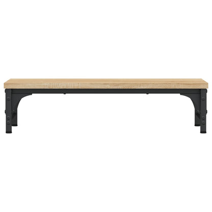 Monitorstandaard Bewerkt Hout Kleurig 55 x 23 x 14 cm Sonoma eiken