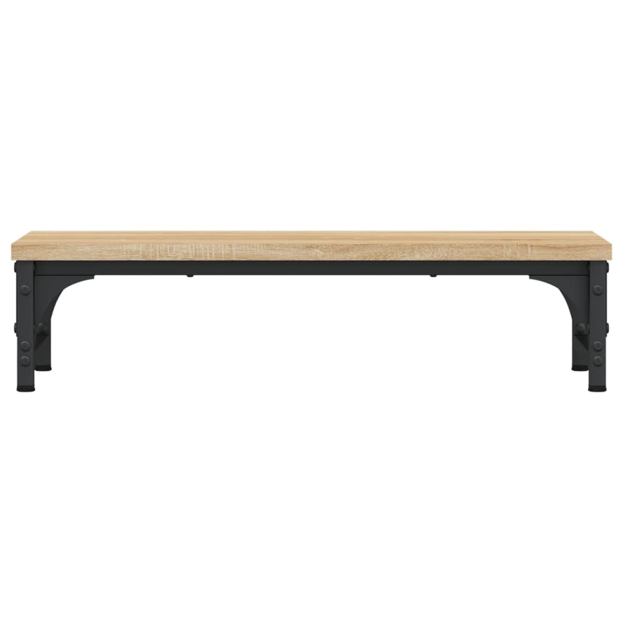 Monitorstandaard Bewerkt Hout Kleurig 55 x 23 x 14 cm Sonoma eiken