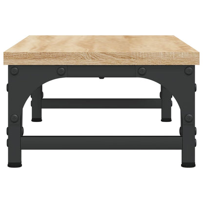 Monitorstandaard Bewerkt Hout Kleurig 55 x 23 x 14 cm Sonoma eiken