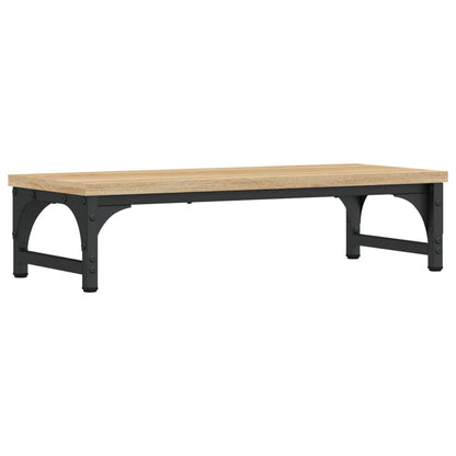 Monitorstandaard Bewerkt Hout Kleurig 55 x 23 x 14 cm Sonoma eiken