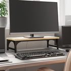 Monitorstandaard 55x23x14 cm bewerkt hout sonoma eiken
