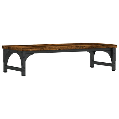 Monitorstandaard Bewerkt Hout Kleurig 55 x 23 x 14 cm Gerookt eiken
