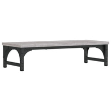 Monitorstandaard 55x23x14 cm bewerkt hout grijs sonoma eiken 55 x 23 x 14 cm Grijs sonoma