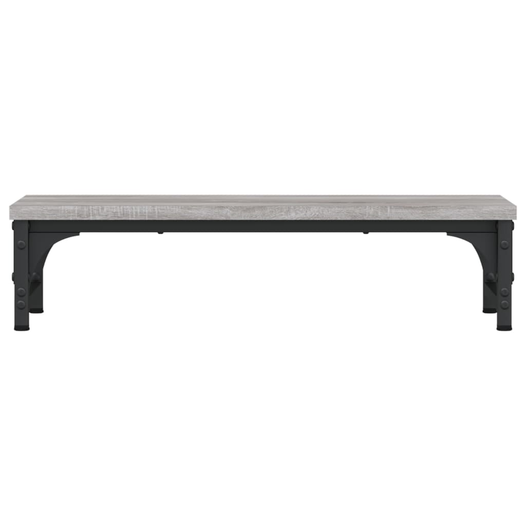 Monitorstandaard 55x23x14 cm bewerkt hout grijs sonoma eiken 55 x 23 x 14 cm Grijs sonoma