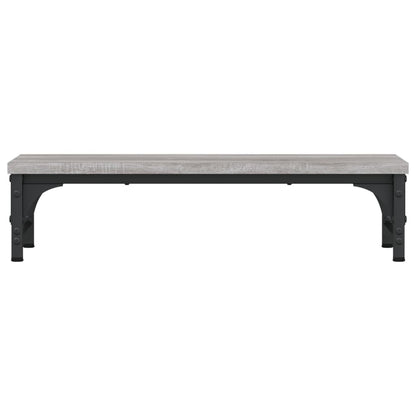 Monitorstandaard 55x23x14 cm bewerkt hout grijs sonoma eiken 55 x 23 x 14 cm Grijs sonoma