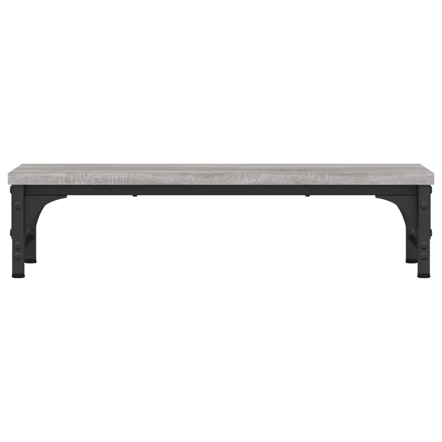 Monitorstandaard 55x23x14 cm bewerkt hout grijs sonoma eiken 55 x 23 x 14 cm Grijs sonoma